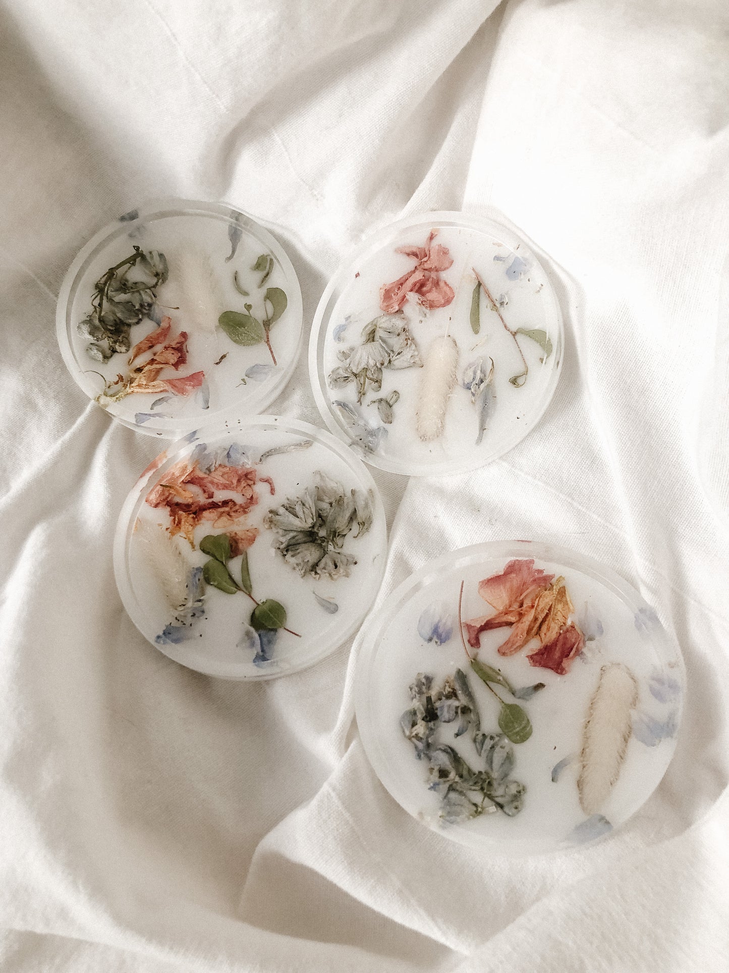 Custom Floral Coasters