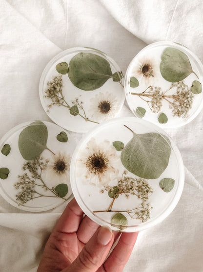 Custom Floral Coasters